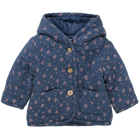 Staccato NB Md Jacke wattiert indigo mel. Alloverprint - Neu
