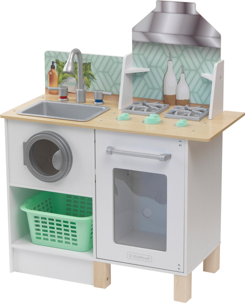 KidKraft® Rollenspiel Whisk & Wash Kinderküche mit Waschstation - Neu