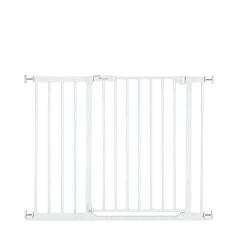 Hauck Türschutzgitter Clear Step Set 2+21 cm White - Akzeptabel
