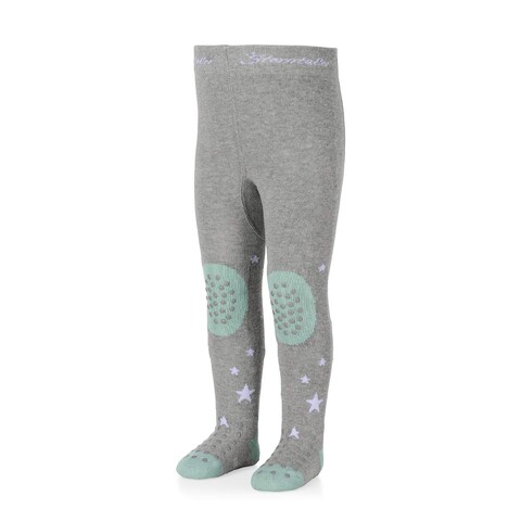 Sterntaler Krabbelstrumpfhose Stanley silber melange