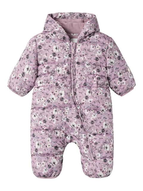 Name it Schneeoverall Nbfmay Mauve Shadows – Warmer Baby-Schneeanzug - Neu