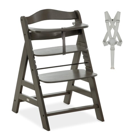 hauck Hochstuhl Alpha + Select charcoal