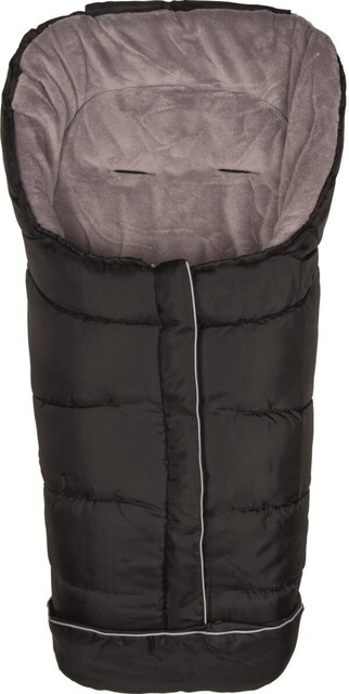 Fillikid Winterfußsack K2 Schwarz – Kinderwagen-Fußsack für kalte Tage - Wie neu