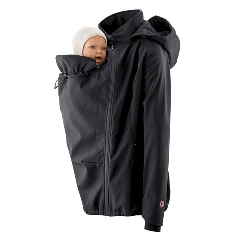 mamalila Softshell-Tragejacke Allrounder mint – 3-in-1 Umstandsjacke - Wie neu