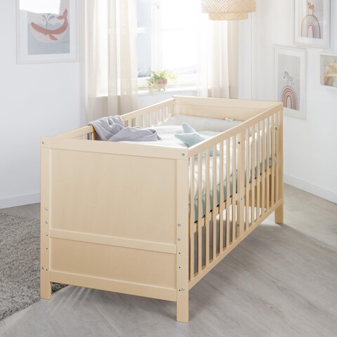 roba Kombi-Kinderbett EASY SLEEP 70x140 cm natur, höhenverstellbar - Akzeptabel