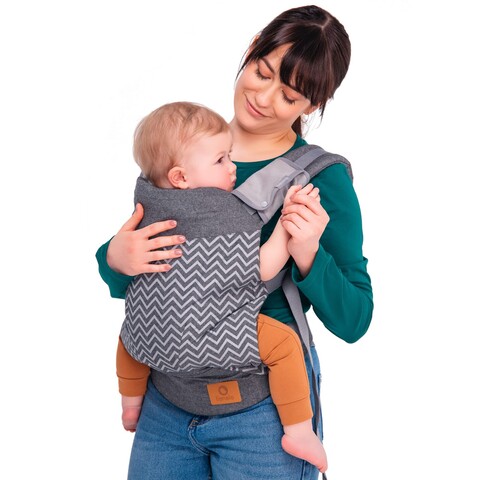 Lionelo Margareet Wave Babytrage – Ergonomisch, 3 Tragepositionen - Akzeptabel