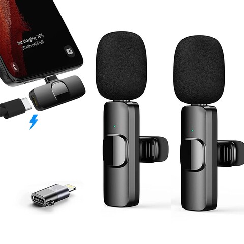 XYvee Mini Wireless Lavalier Mikrofon für iPhone/Android - Sehr gut