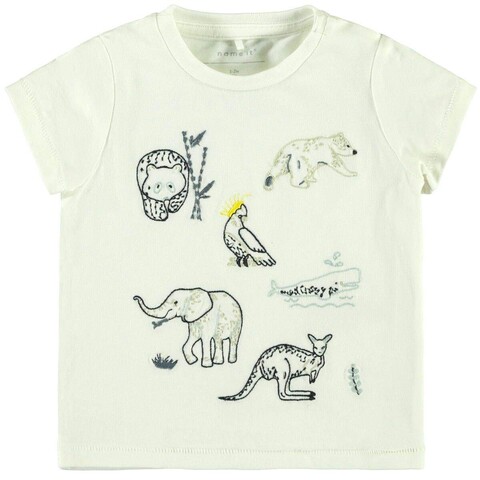 Name It T-Shirt Nbmfebos sterling blauw - Vergelijk prijzen