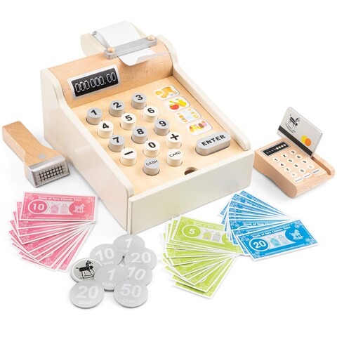 New Classic Toys Kasse Creme – Holzspielzeug für Kinder - Sehr gut