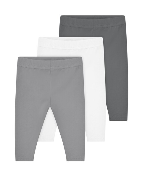 Kindsgard Leggings bensker 3er-Pack grau