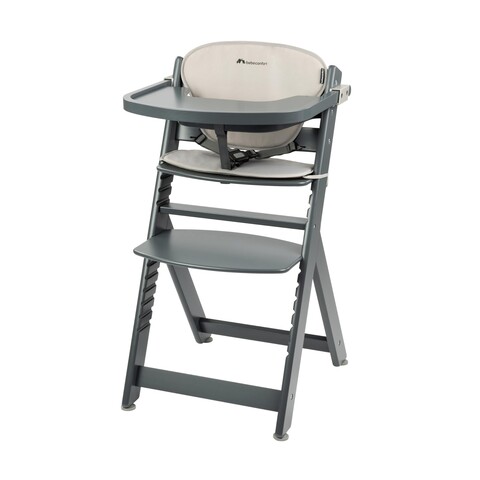 Bebeconfort Hochstuhl Timba mit Kissen Gray Mist