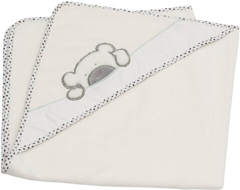 Be Be 's Kapuzenbadetuch Big Willi grau 100x100
