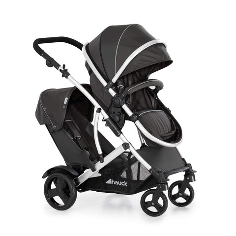 Hauck Geschwisterwagen Duett 2 schwarz