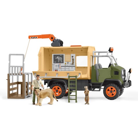 Schleich Großer Truck Tierrettung – Wild Life Spielset für Kinder - Sehr gut
