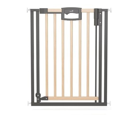 Geuther Türschutzgitter Easylock Wood Plus – Sicheres Kinderschutzgitter - Gut