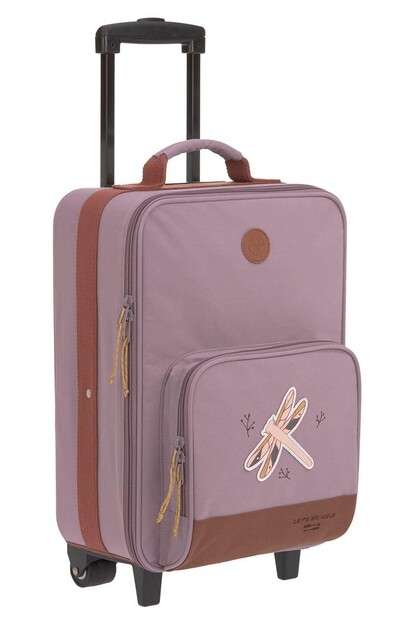 LÄSSIG Trolley Adventure Dragonfly – Kinderkoffer mit 2 Rollen - Wie neu