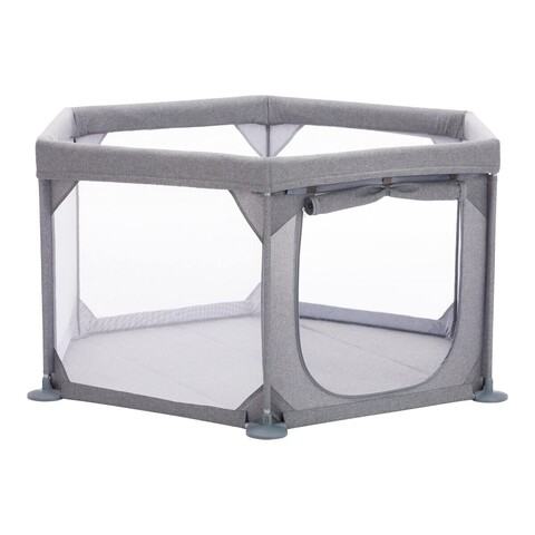 Fillikid Laufgitter 6-eckig 134x67 cm grau
