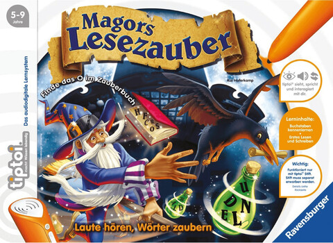 Ravensburger tiptoi Spiel Magors Lesezauber – Lernspiel für Kinder - Sehr gut