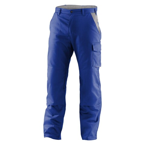 KÜBLER IDENTIQ MIX Arbeitshose kbl.blau/mittelgrau Gr. 66 - Neu
