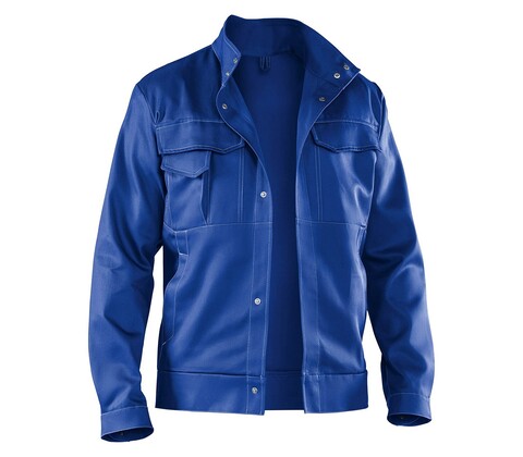 KÜBLER ORGANIQ Arbeitsjacke 1248 kornblumenblau Größe 48 - Neu