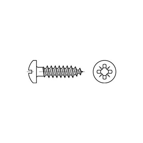 ART 89096 SPANPLATTENSCHRAUBEN HAKO CE ST. 5 X 16 -Z GALVANISCH VERZINKT GAL ZN S