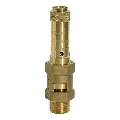 RIEGLER Sicherheitsventil Messing G 1 Ansprechdruck 1,6 bar - Neu