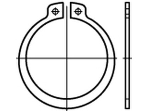 DIN 471 Sicherungsring Federstahl 19 x 1,2 mm – 200 Stück - Neu