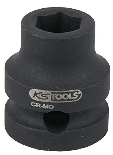 KS TOOLS 1/2" Sechskant-Kraft-Stecknuss extra kurz 21 mm - Neu