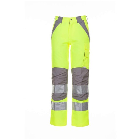 PLANAM Warnschutz-Bundhose Plaline Gelb/Zink Größe 52 - Neu