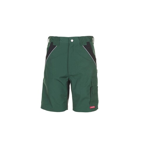PLANAM Plaline Shorts Grün/Schwarz XL – Arbeitshose mit Reflexbiesen - Neu