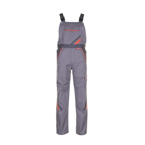 PLANAM Visline Latzhose zink/orange/schiefer Gr. 90 – Arbeitskleidung