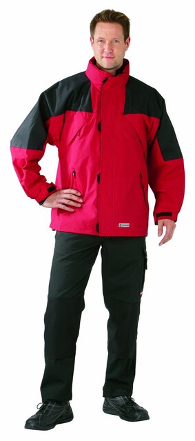 Planam RedwoodJacke Winter Gr.L rot/schwarz