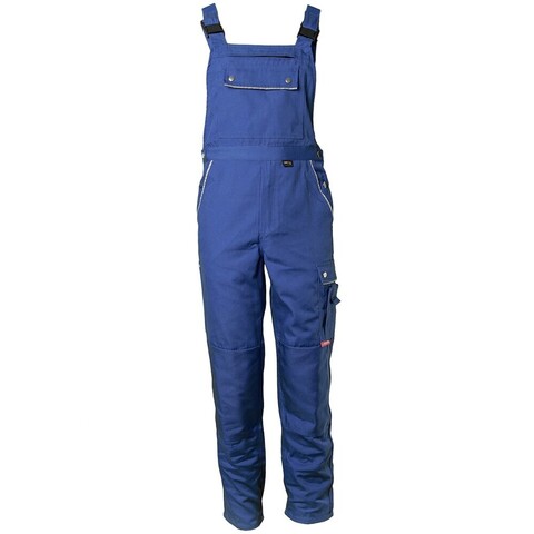 PLANAM Latzhose Canvas 320 Kornblau Größe 90 – Robuste Arbeitskleidung