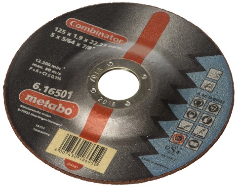 Metabo Combinator 125x1,9x22,23 mm Inox Trenn- u. Schruppscheibe - Neu