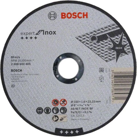 BOSCH Trennscheibe Expert for Inox AS 46 T INOX BF, 150 mm - Neu