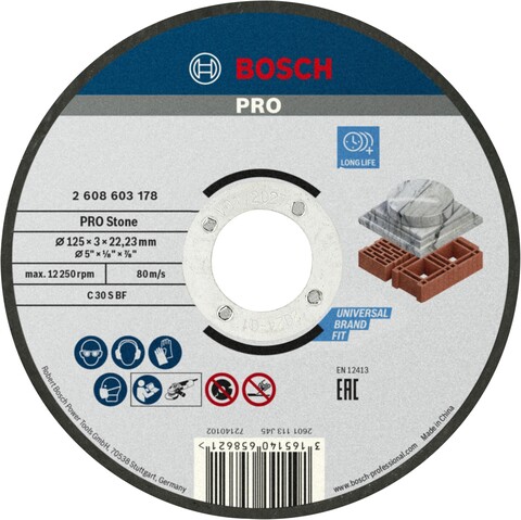 Bosch Trennscheibe Standard for Stone C 30 S BF 125 mm 3,0 mm - Neu