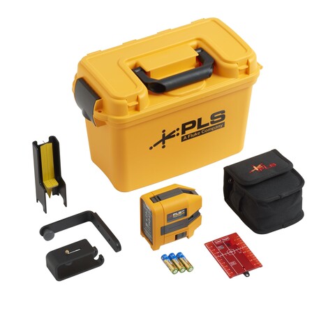 Fluke PLS 5R KIT 5-Punkt-Lasernivelliergerät, rot, selbstnivellierend - Neu
