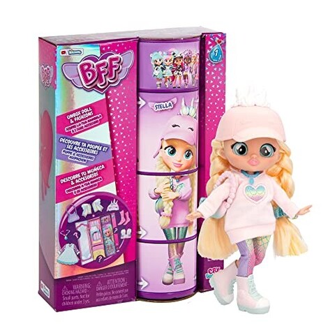 BFF by Bebés Llorones Art:Stella – Modepuppe mit Accessoires - Neu