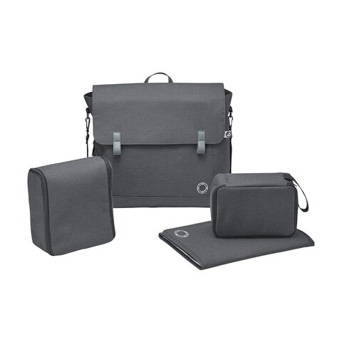 Maxi-Cosi Modern Bag Praktische Wickeltasche mit Vielen Extras grau