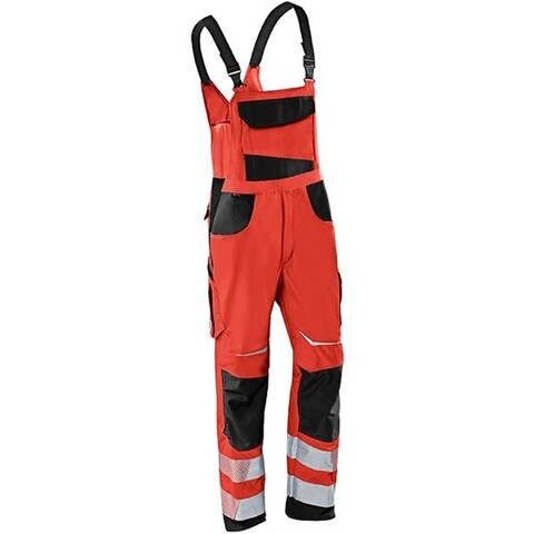Kübler REFLECTIQ Latzhose PSA 2 – Warnschutz-Arbeitshose mit CORDURA® - Neu