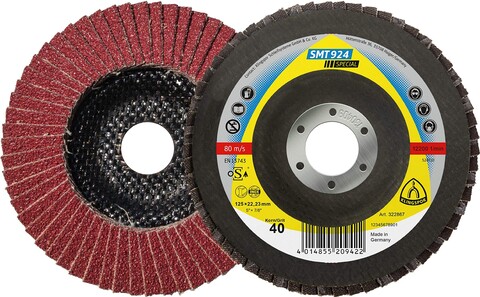 Klingspor SMT 924 Schleifmopteller 115x22,23 mm K40 Keramik - Wie neu