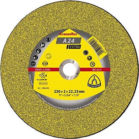 Klingspor A 24 EX Trennscheibe 115 x 3,2 x 22,23 mm für Metall - Wie neu
