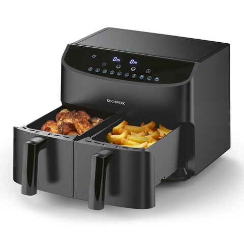 Rachs KOCHWERK Heißluft-Fritteuse 4L Digital, 1400W, Schwarz - Neu