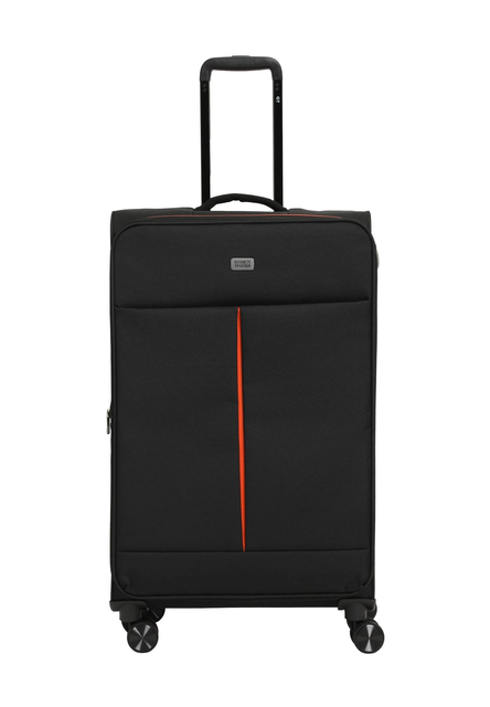 GLOBETROTTER GLOTTER 4-Doppelrollen-Trolley schwarz