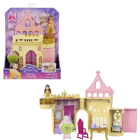 Mattel Disney Prinzessin Belles Schloss Spielset – Puppenhaus mit Zubehör - Neu