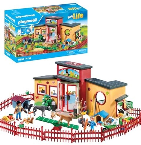 PLAYMOBIL Tierhotel 'Pfötchen' – My Life Spielset für Kinder ab 4 Jahren - Neu