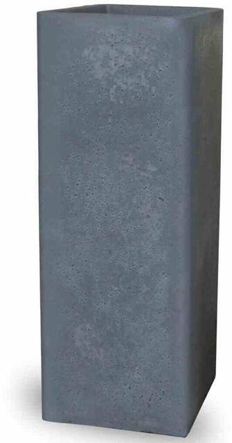 Scheurich Cube High Kunststoff 26x26x70cm stony grey