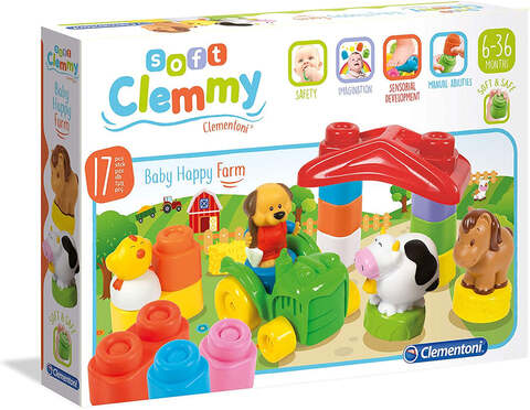 Clementoni Clemmy Spielsets Animal Farm inkl. Buch