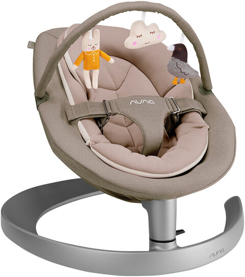 Nuna Leaf Grow Wippe Biscotti – Babywippe für Neugeborene bis 60 kg - Neu