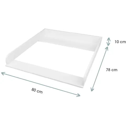 Kindsgard Wickelaufsatz Vikla Weiß für IKEA Malm und Nordli - Sehr gut